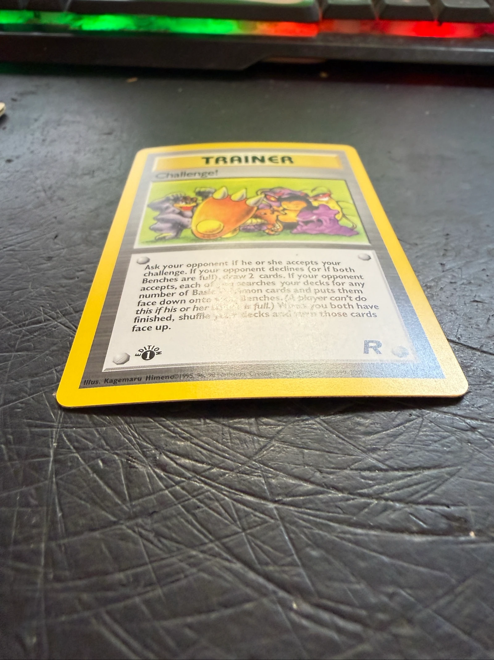 Pokemon Trainer Challenge First Edition Card – photo 3